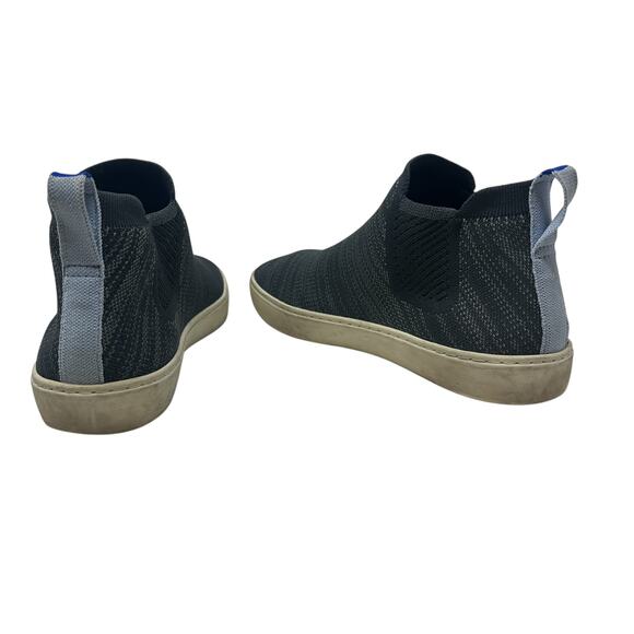 Rothy's The Chelsea Knitted Ankle Sneaker Boots‎ Graphite Melange Gray Size 9 - Picture 9 of 13